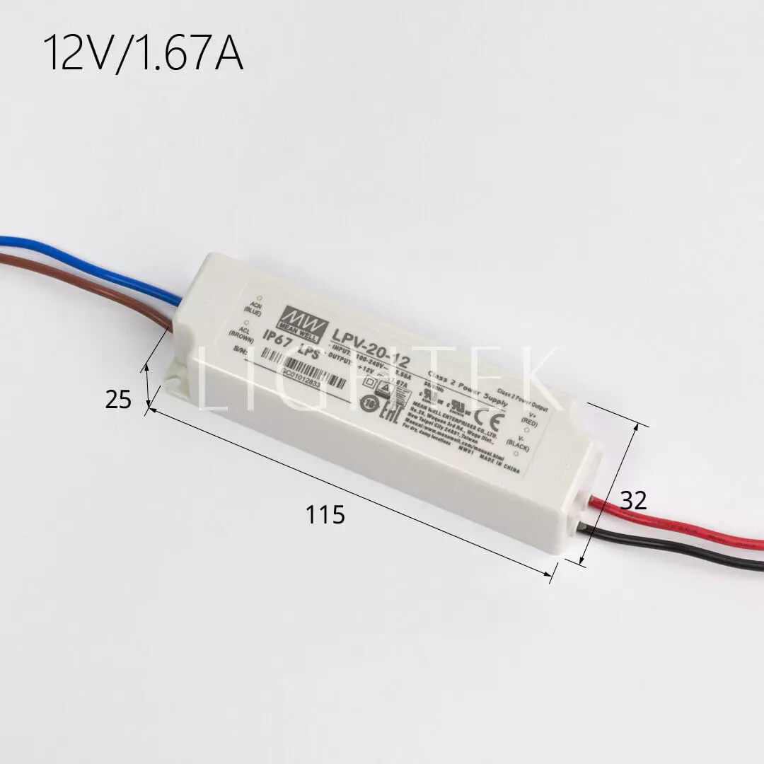 變壓器12V/1.67A