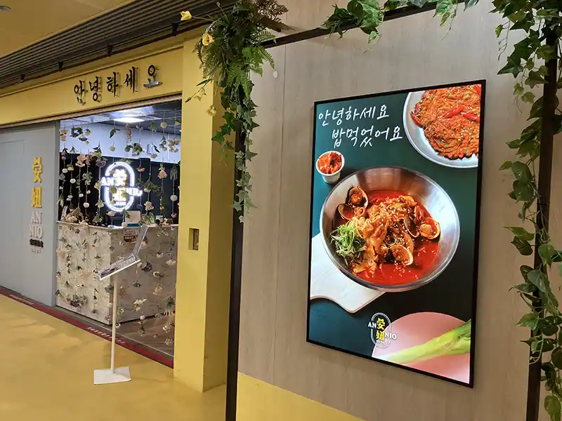 餐廳廣告燈箱