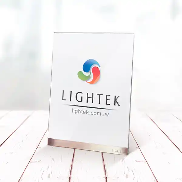 caja de luz LED delgada - escritorio