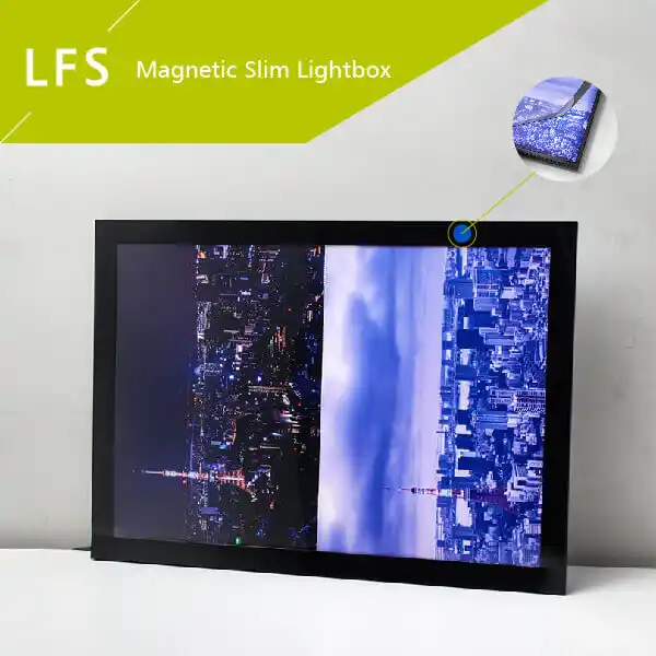 caja de luz magnética