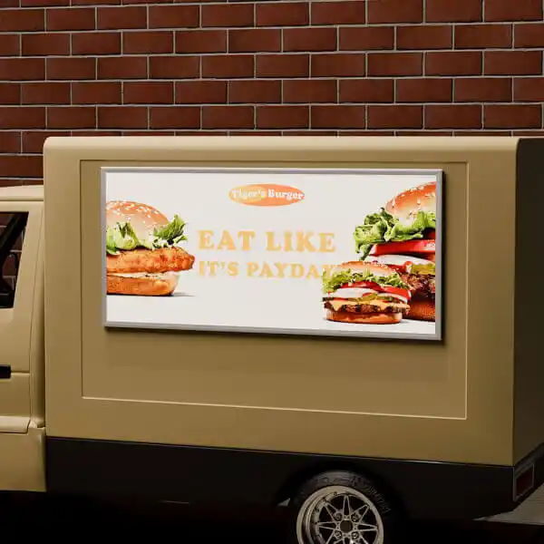 Outdoor Illuminated Menu Box - Weatherproof